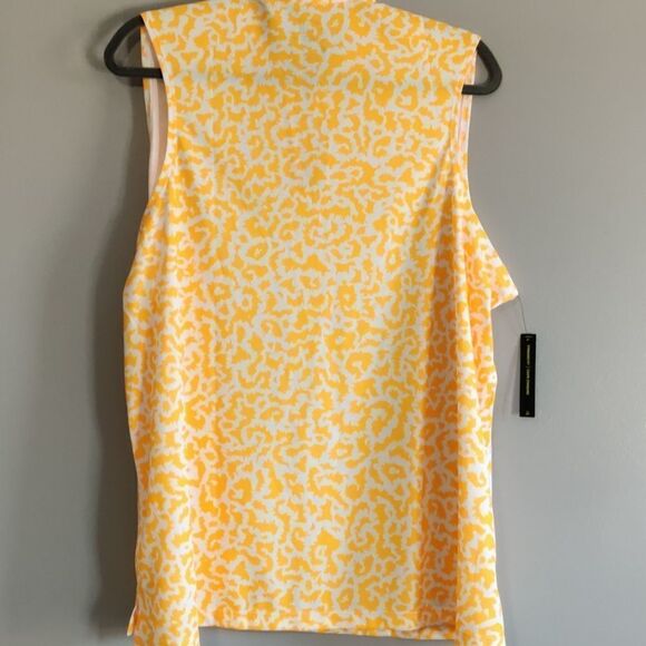 📏Orange cheetah print nike dry fit gold shirt - Picture 5 of 5
